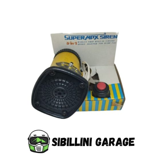 Sirena a Batteria Super MPX 3 Modalità Accessorio Vintage