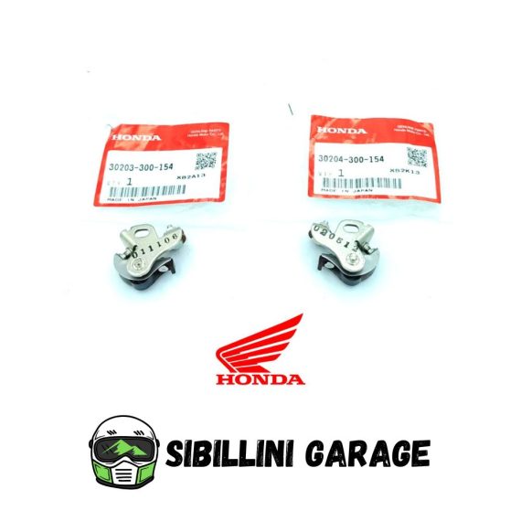 Coppia Puntine di contatto Destra e Sinistra Originale Honda per Moto CB 400 500 750 Four rif Ho 30203300154 30204300154