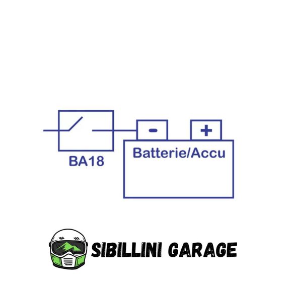 Staccabatteria BA18, Interruttore sicurezza distacco Batteria