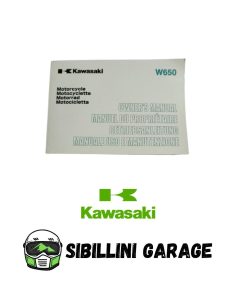 999761219 Uso e Manutenzione Originale Kawasaki W650 Owner's Manual NOS