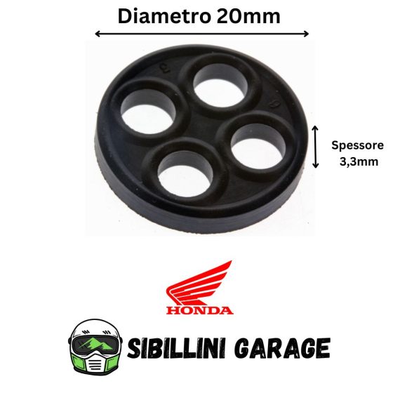 6955268020 Guarnizione Oring Originale Honda Rubinetto Benzina per Moto CB 350 500 750 FOUR