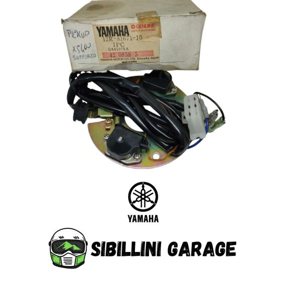 12R816711000 Piatto Pick up Originale Yamaha per Moto XS400 Base Pick Up NOS