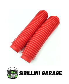 7906-R Soffietti Rossi Ariete per Forcella Enduro per Moto Cross Enduro Vintage Moto Epoca