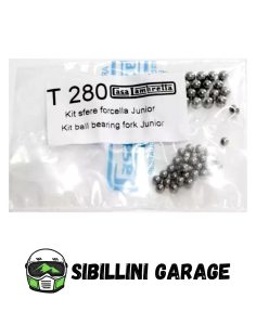T280 Kit Sfere Calotte Inferiore e Superiore Sterzo per Lambretta J50