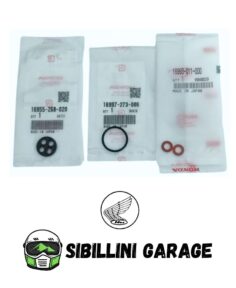 Kit Guarnizioni Oring Originale Honda Rubinetto Benzina per Moto CB 350 FOUR 16955268020 + 16997273006 + 16993011000